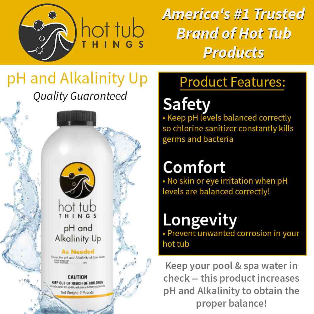 Hot Tub Things® pH & Alkalinity Up – Spa Water Balancer (1 lb & 2 lb)