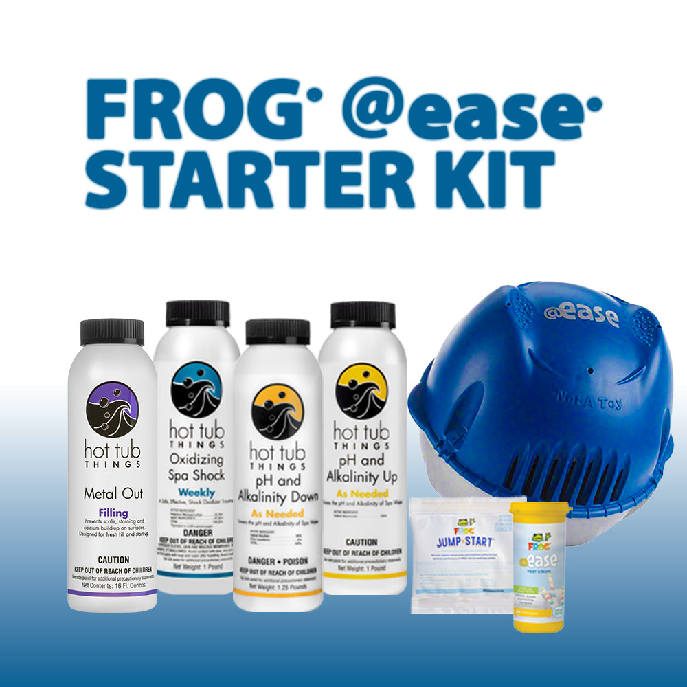 Hot Tub Things® FROG® @ease® Floating SmartChlor® Starter Kit – Complete Spa Water Care System