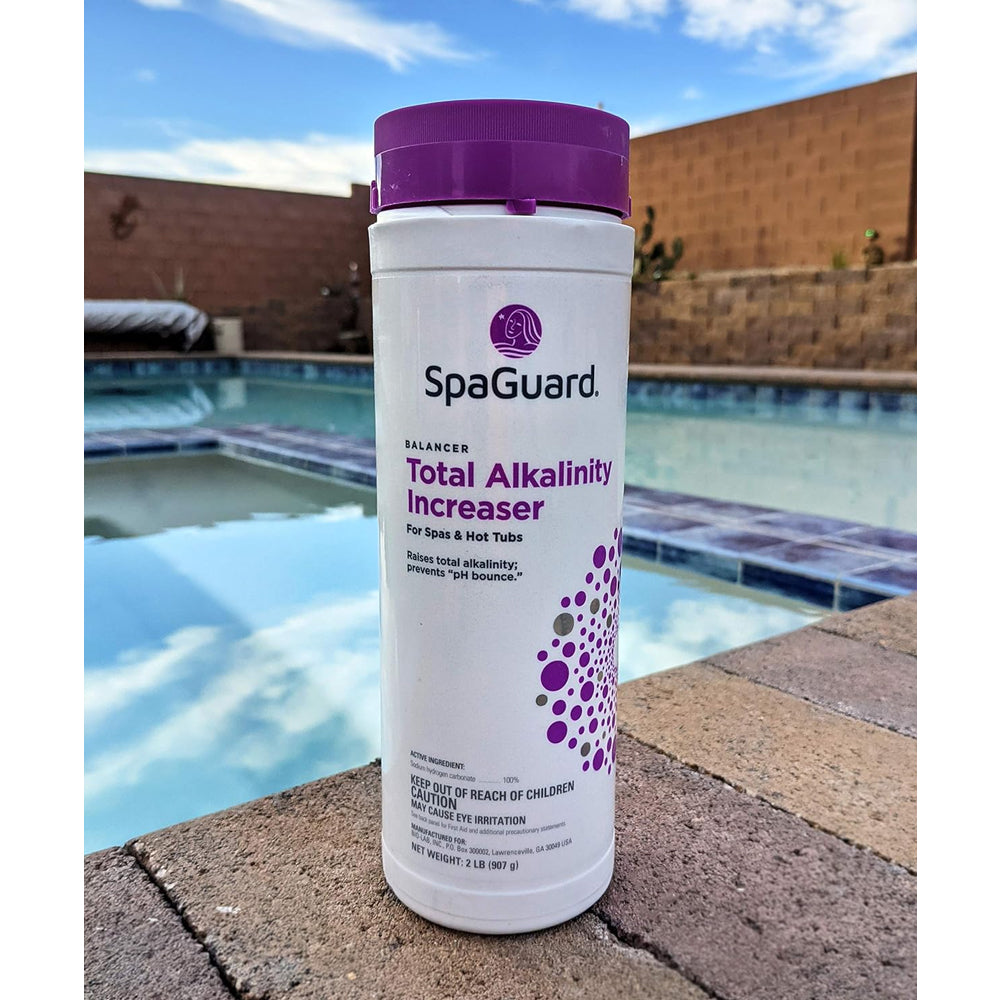 SpaGuard® Total Alkalinity Increaser – 2 lb Prevents pH Bounce, Proven Pool Water Balancer