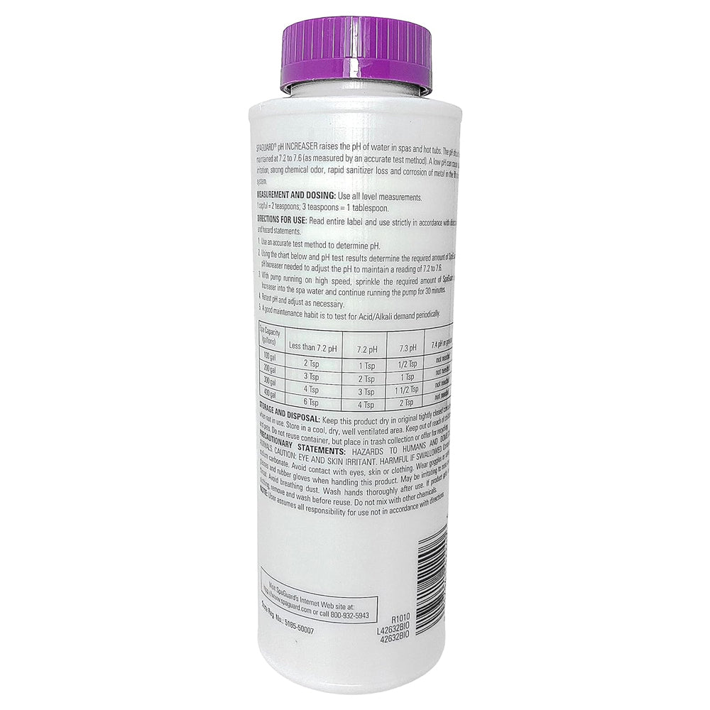 SpaGuard® pH Increaser – 18 fl oz Granular Spa Water Balancer