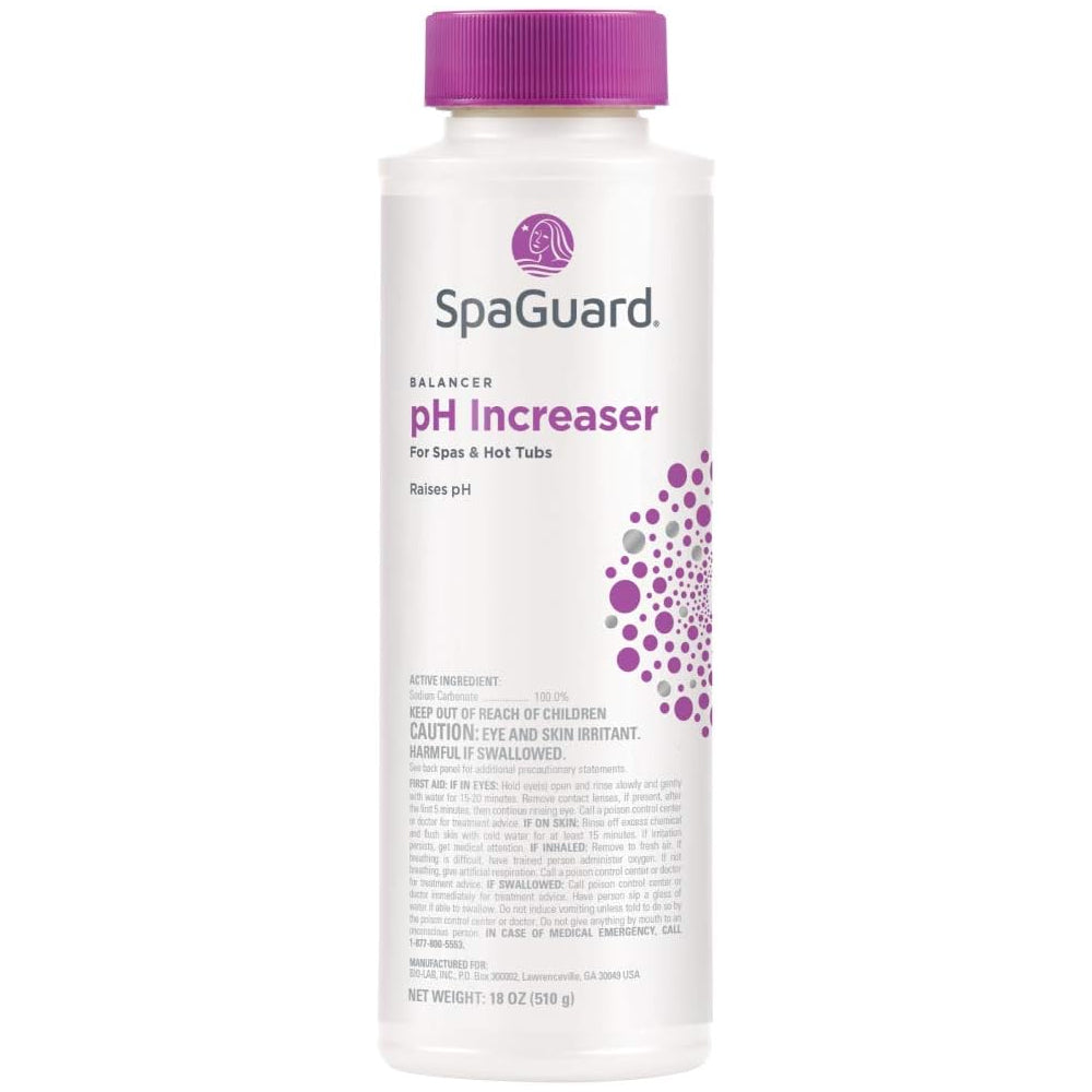 SpaGuard® pH Increaser – 18 fl oz Granular Spa Water Balancer