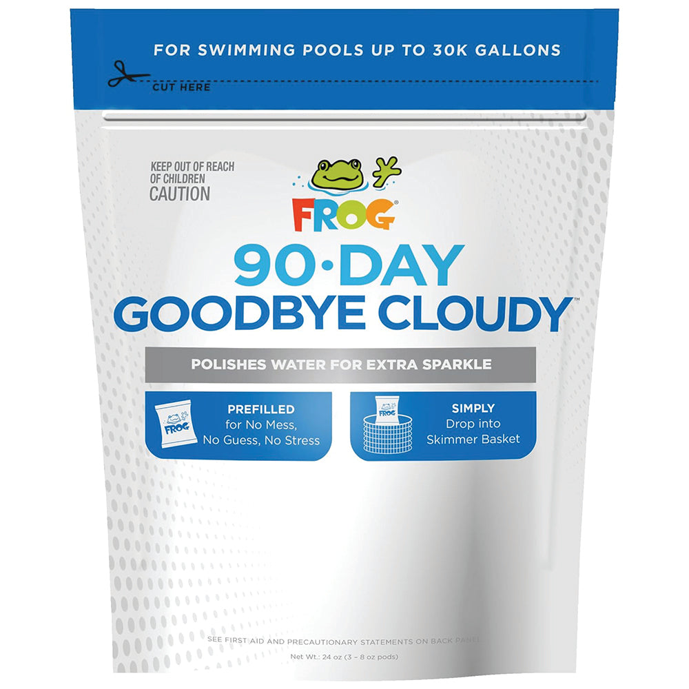 FROG® 90‑Day GoodBye Cloudy™ – Pool Clarifier Pods (Up to 30 k gal) – part #01‑10‑7010