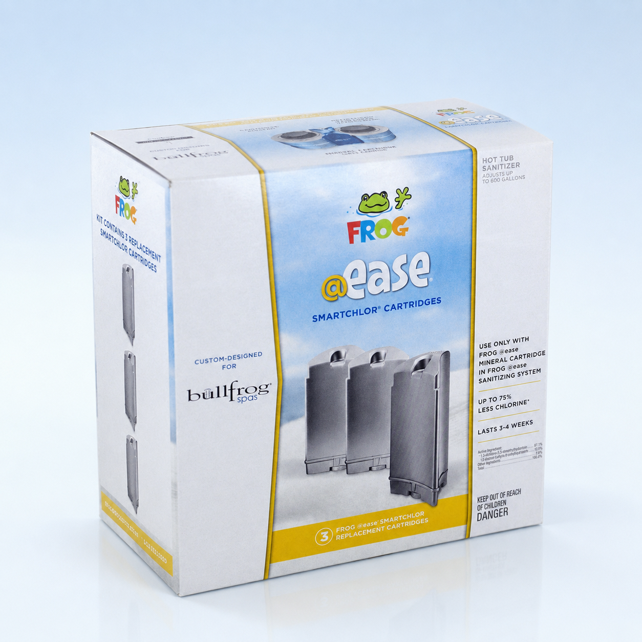 FROG @ease SmartChlor Cartridge 3-Pack for Bullfrog Spas – Hot Tub