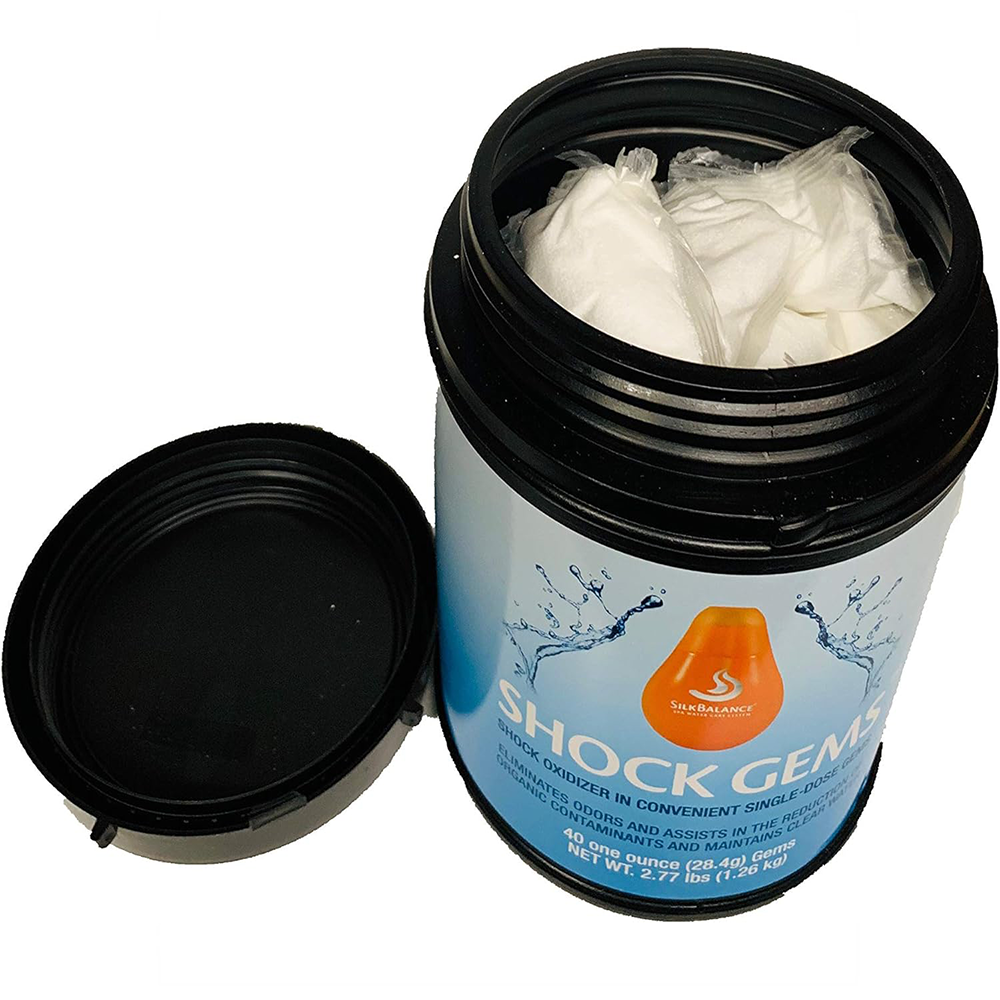 SilkBalance Shock Gems (Dissolving Non Chlorine Shock Pods) single use (1 oz) gems (40-pack)