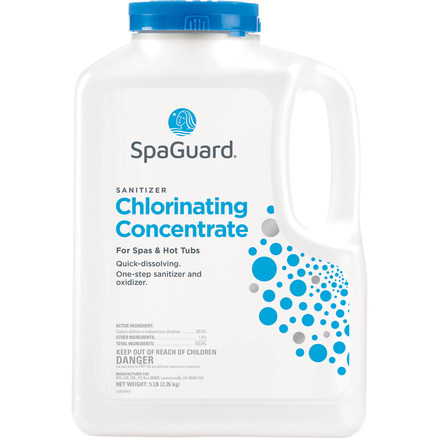 SpaGuard® Chlorinating Concentrate – Granular Spa Sanitizer (2 lb / 5 lb)