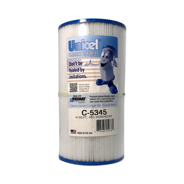 Unicel® C-5345 – 45 Sq Ft Rainbow/Waterway Spa Filter Cartridge – part #C-5345