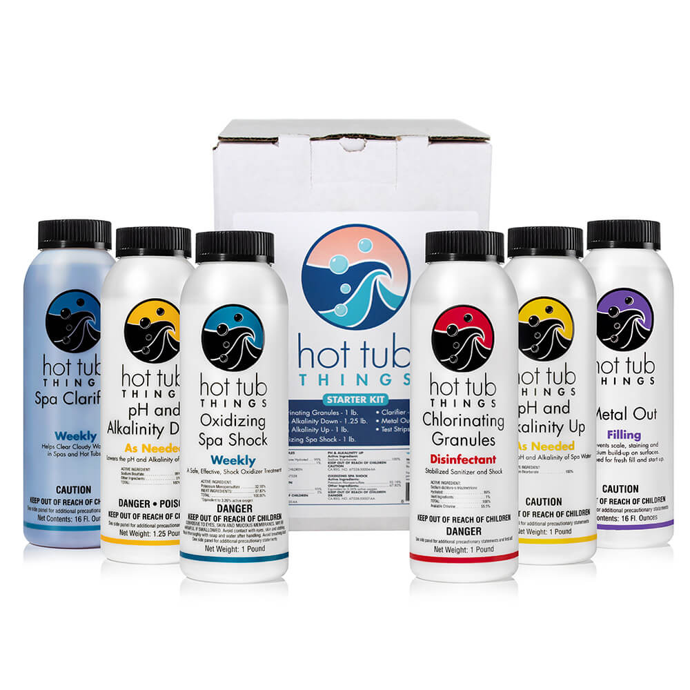 Hot Tub Things® Chlorine Starter Kit – All-In-One Launch Bundle