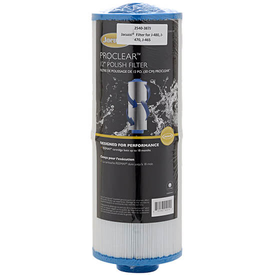 Jacuzzi® ProClear® II 35 Sq Ft Filter Cartridge – Threaded HydroFilter (2009–2012 J‑465/J‑470/J‑480) – part #2540‑387