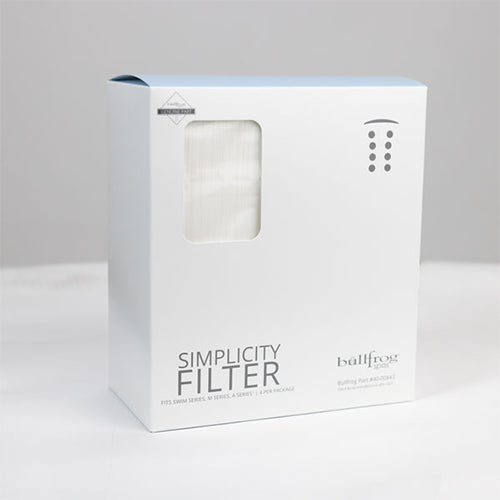 Bullfrog Spas® Simplicity® Flat Filters – 4-Pack for M, Swim, and A Series (2023–Present) | Part #10-00814