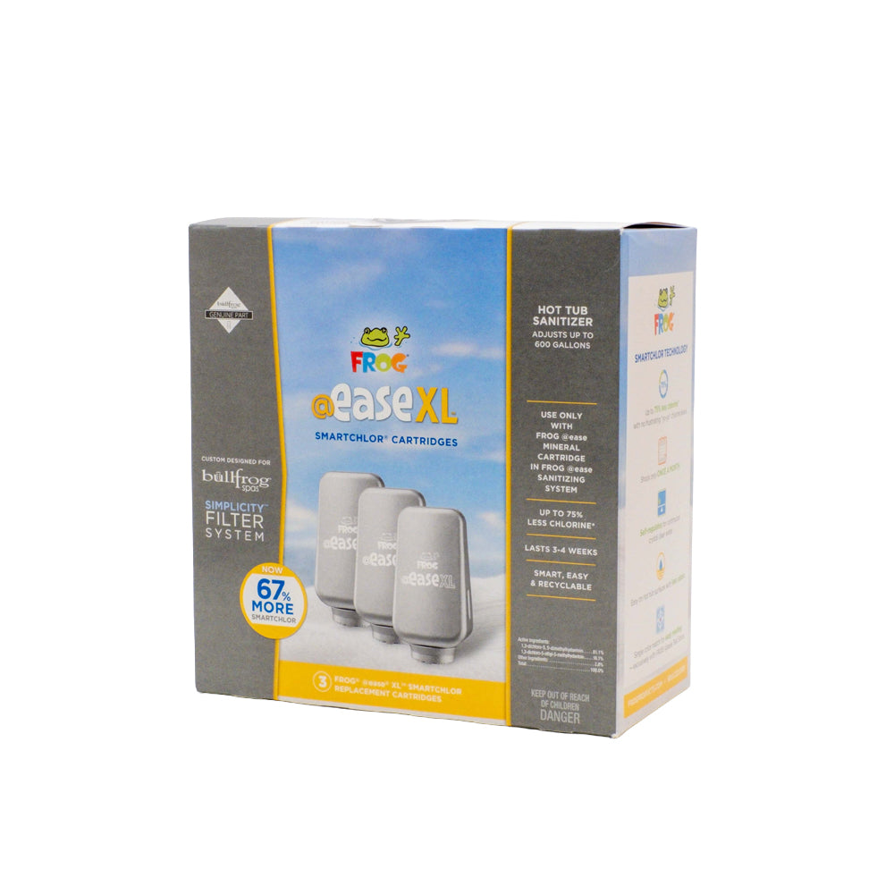 FROG® @ease XL SmartChlor Cartridge 3‑Pack for Bullfrog® Spas – Simplicity Series (2019+) – part #10-01066