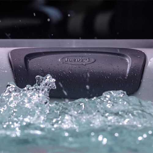 Jacuzzi® J‑500 Spa Pillow, Black (2015–Present) – Ergonomic Snap‑In Headrest – part #2472‑005