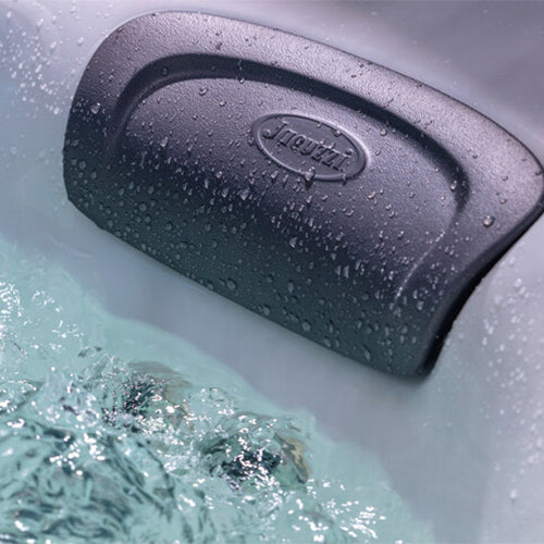 Jacuzzi® J‑500 Spa Pillow, Black (2015–Present) – Ergonomic Snap‑In Headrest – part #2472‑005