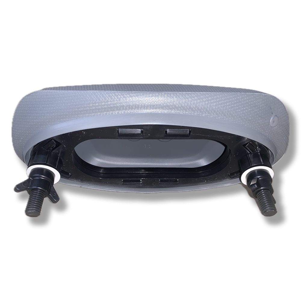 Jacuzzi® J‑300 HYDROSOOTHE Massage Pillow, Gray (2020–Present) – Front‑Removable Kit – part #2472‑014