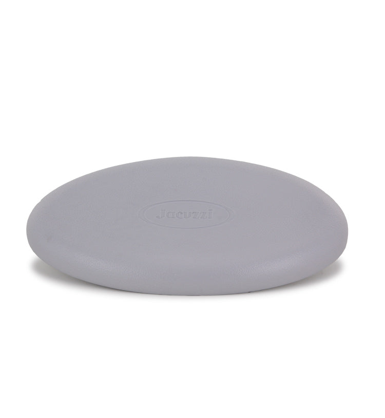 Jacuzzi® J‑200 Spa Pillow (Silver Grey) – Oval Snap‑In Headrest (J‑200 Series 2008– ) – part #2472‑828