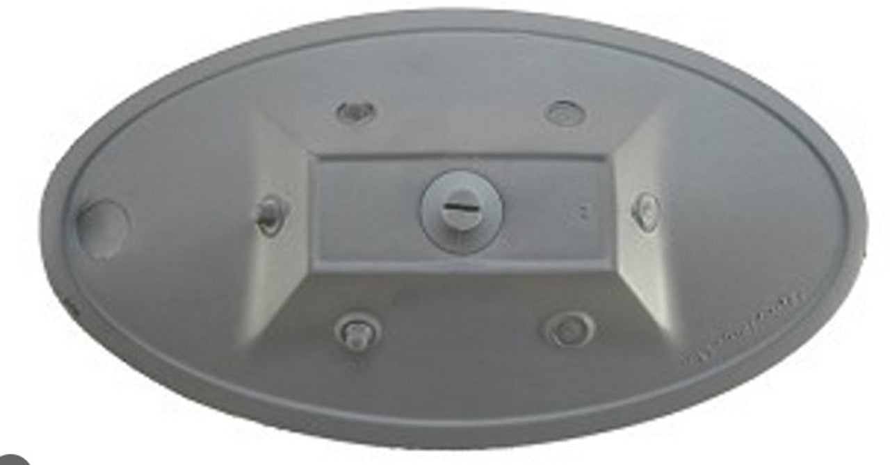 Jacuzzi® J‑200 Spa Pillow (Silver Grey) – Oval Snap‑In Headrest (J‑200 Series 2008– ) – part #2472‑828