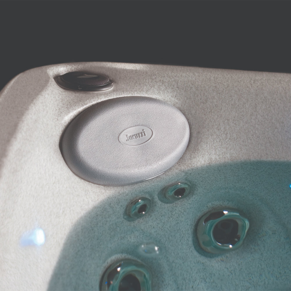 Jacuzzi® J‑200 Spa Pillow (Silver Grey) – Oval Snap‑In Headrest (J‑200 Series 2008– ) – part #2472‑828
