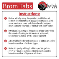 Thumbnail for Hot Tub Things® Bromine Tablets for Spas – 1.5 lb, Low-Odor Sanitizer