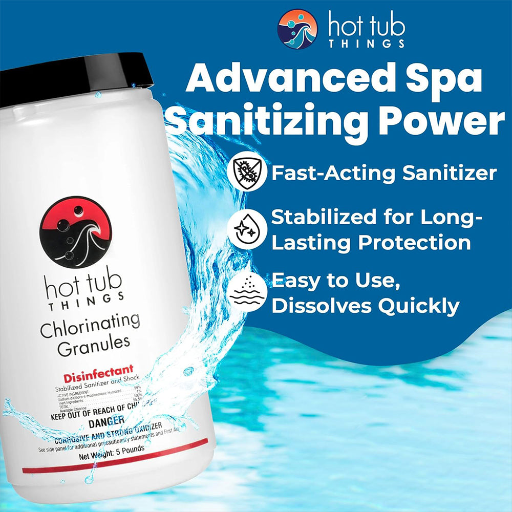 Hot Tub Things® Chlorinating Granules (5 lb) – Spa & Hot Tub Sanitizer