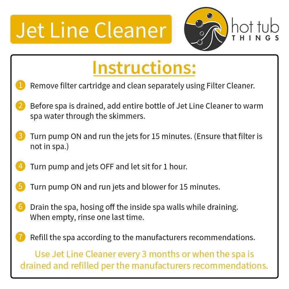 Hot Tub Things® Jet Line Cleaner (16 fl oz) – Spa & Hot Tub Plumbing Cleaner