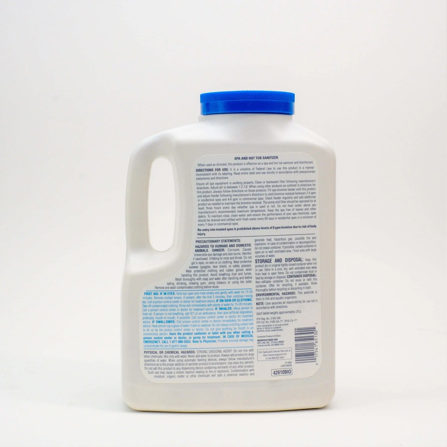 SpaGuard® Brominating Tablets – Sanitizer Tabs (1-in Tablets) (1.5 lb / 4.5 lb)