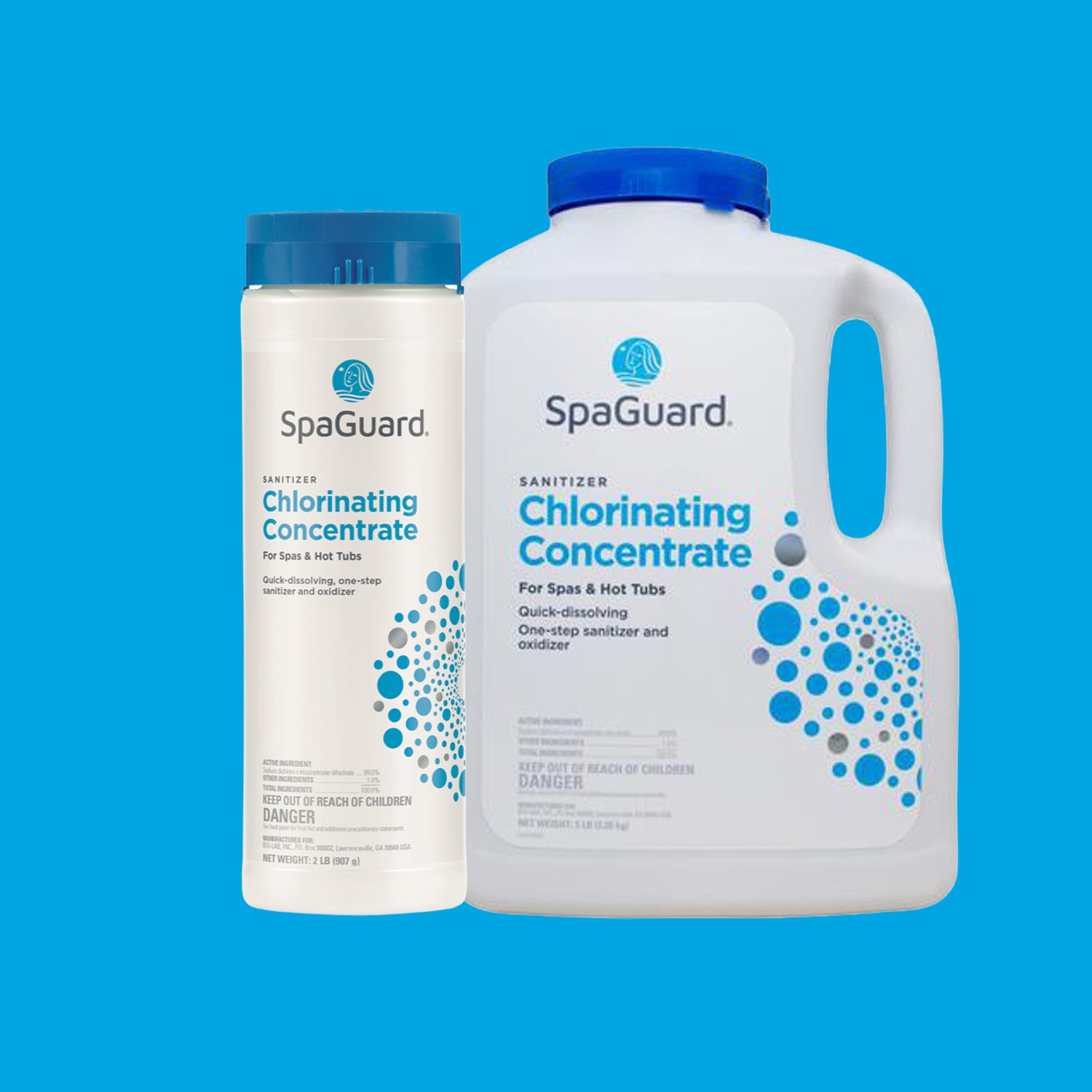 SpaGuard® Chlorinating Concentrate – Granular Spa Sanitizer (2 lb / 5 lb)