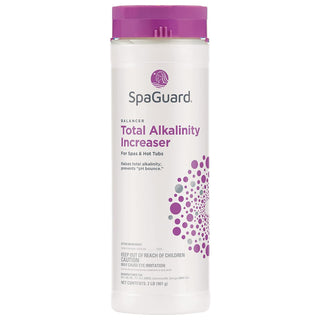 SpaGuard® Incrementador de Alcalinidad Total – 2 lb Previene el rebote del pH, Equilibrador de Agua de Piscina Comprobado 