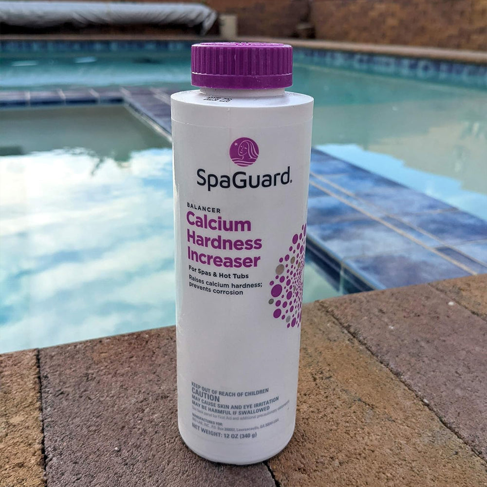 SpaGuard® Calcium Hardness Increaser – 12 fl oz Raises Calcium Hardness, Easy to Use Granular Formula, Prevents Equipment Corrosion