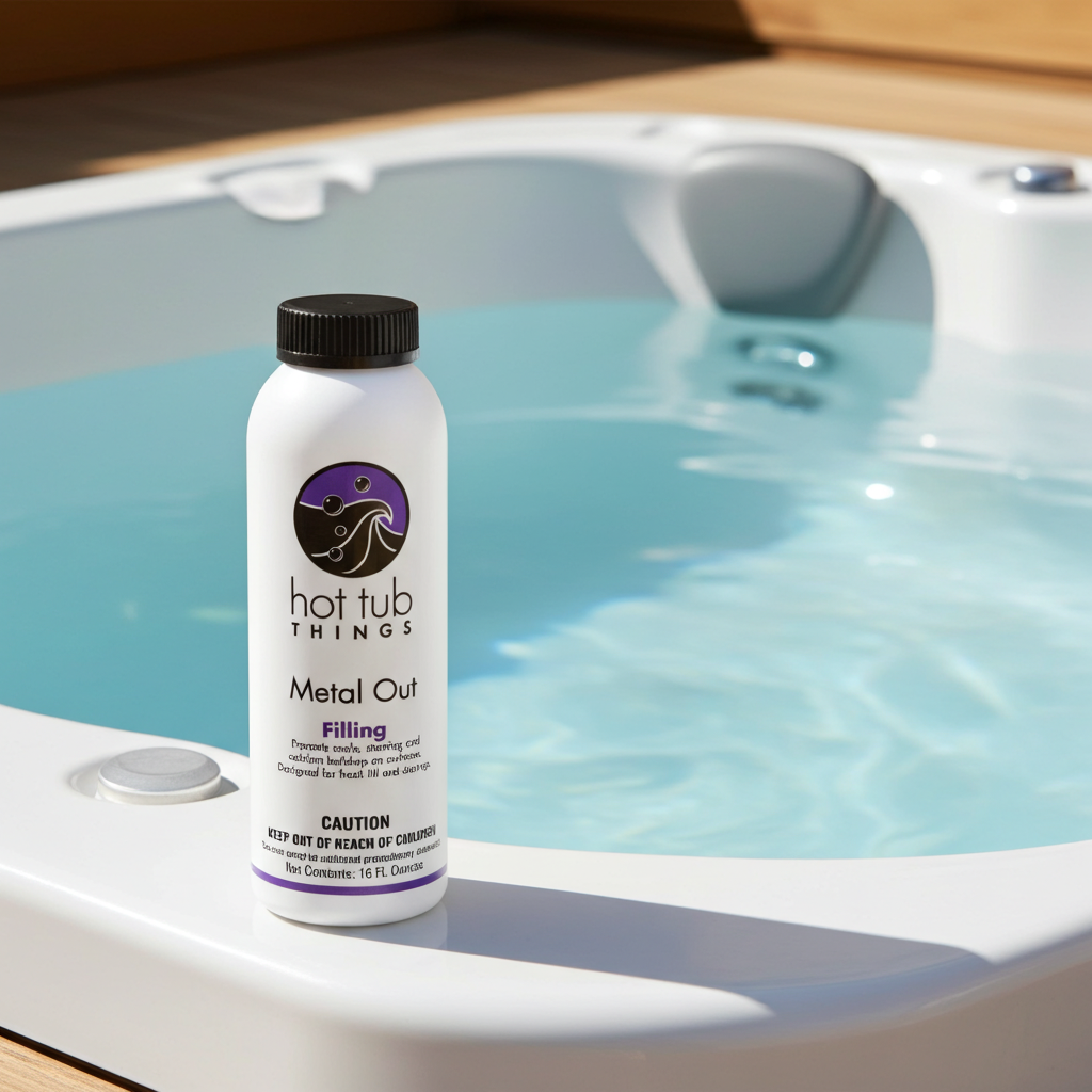 Hot Tub Things® Metal Out (16 fl oz) – Spa & Hot Tub Stain & Scale Preventer