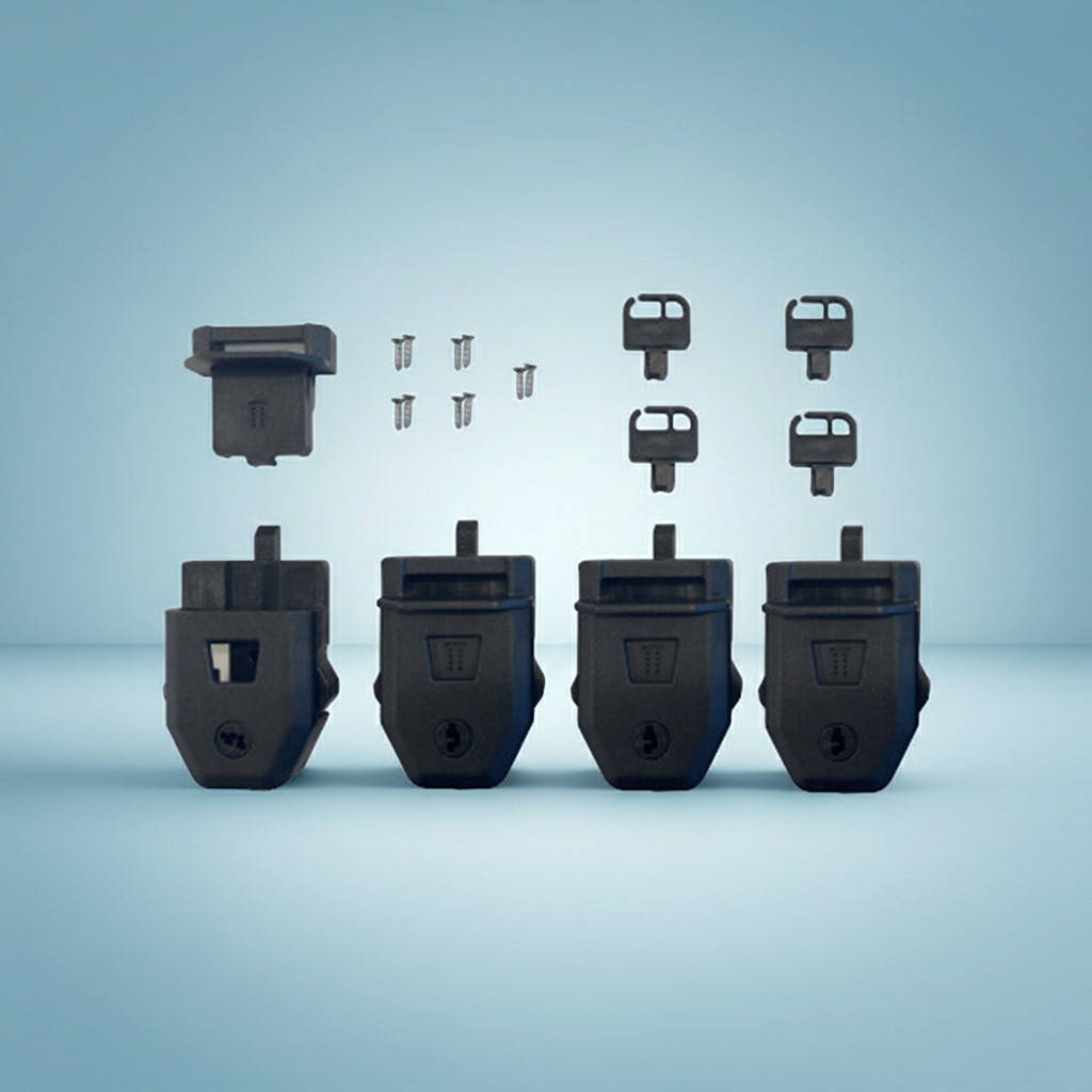 Bullfrog® M-Series Cover Buckles, Black (Set of 4) | 45-01972