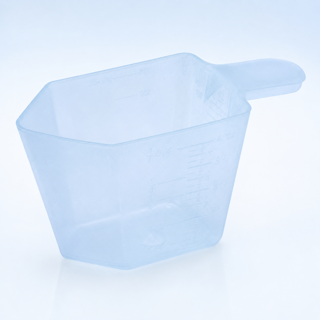 Taza medidora de 4 oz: pico vertedor fácil, dosificación precisa de productos químicos 