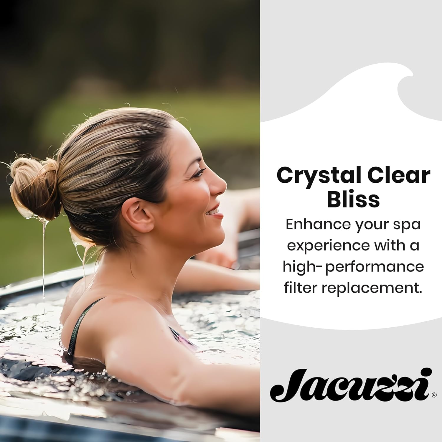 Jacuzzi® ProClear® 60 Sq Ft Filter Cartridge – 15.45″ HydroFilter with Twist‑Off Cap (2002+ J‑300/J‑400/J‑500/LX) – part #6000‑383AJ