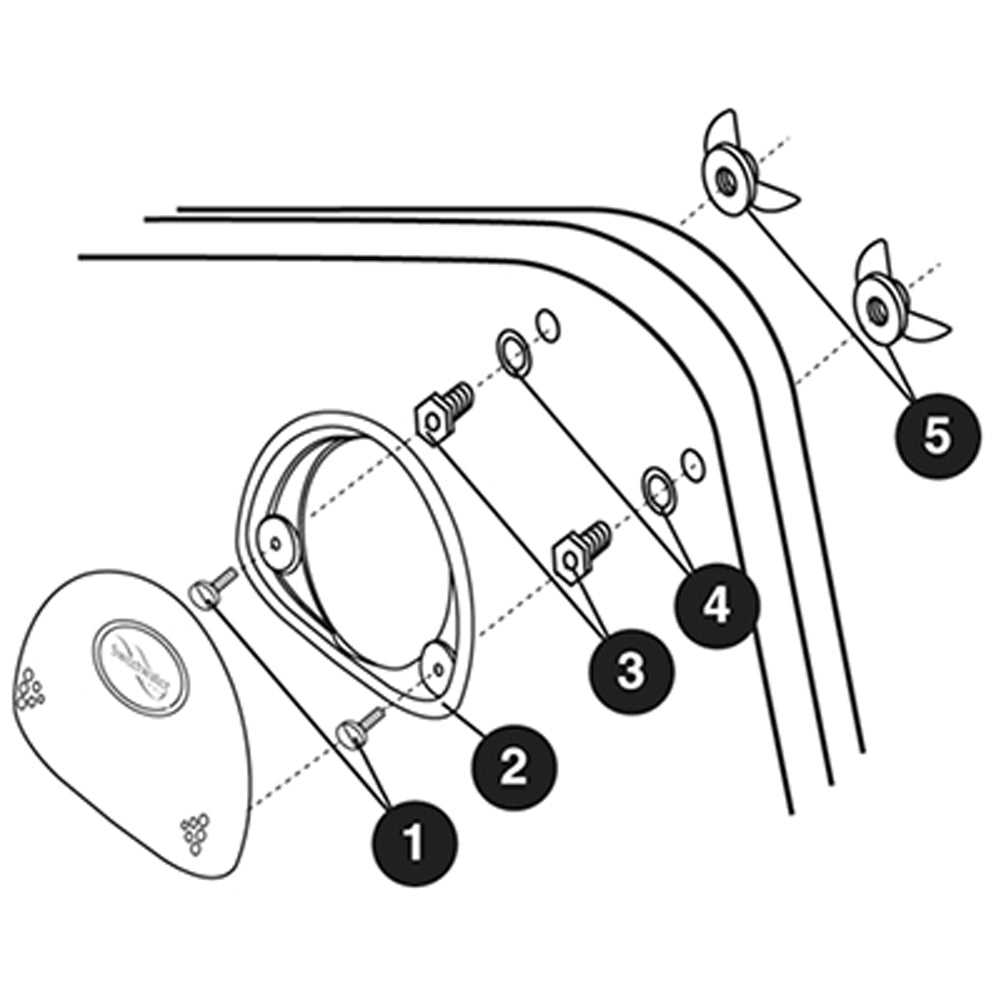 Soporte de montaje para almohada Sundance® – Ajuste universal para modelos selectos – pieza n.° 6455‑500 