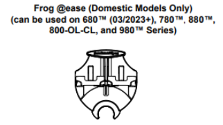 FROG® @Ease Cartridge Holder for Sundance® 780 / 880 / 980 (2021+) – part #6473-315