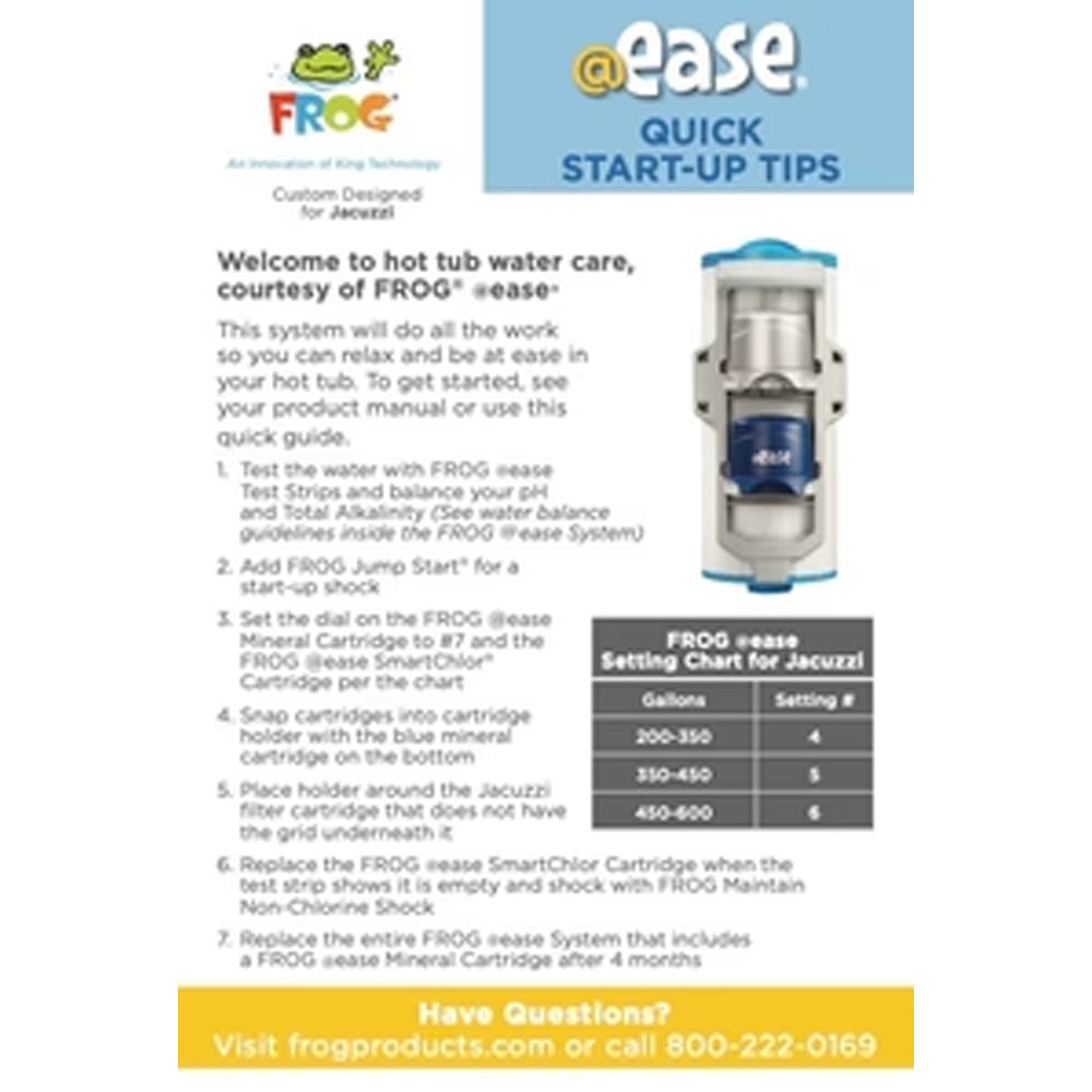 FROG® @ease Holder Bracket (Jacuzzi® Hot Tub) – Clip for Mineral & SmartChlor Cartridges – #6473-316