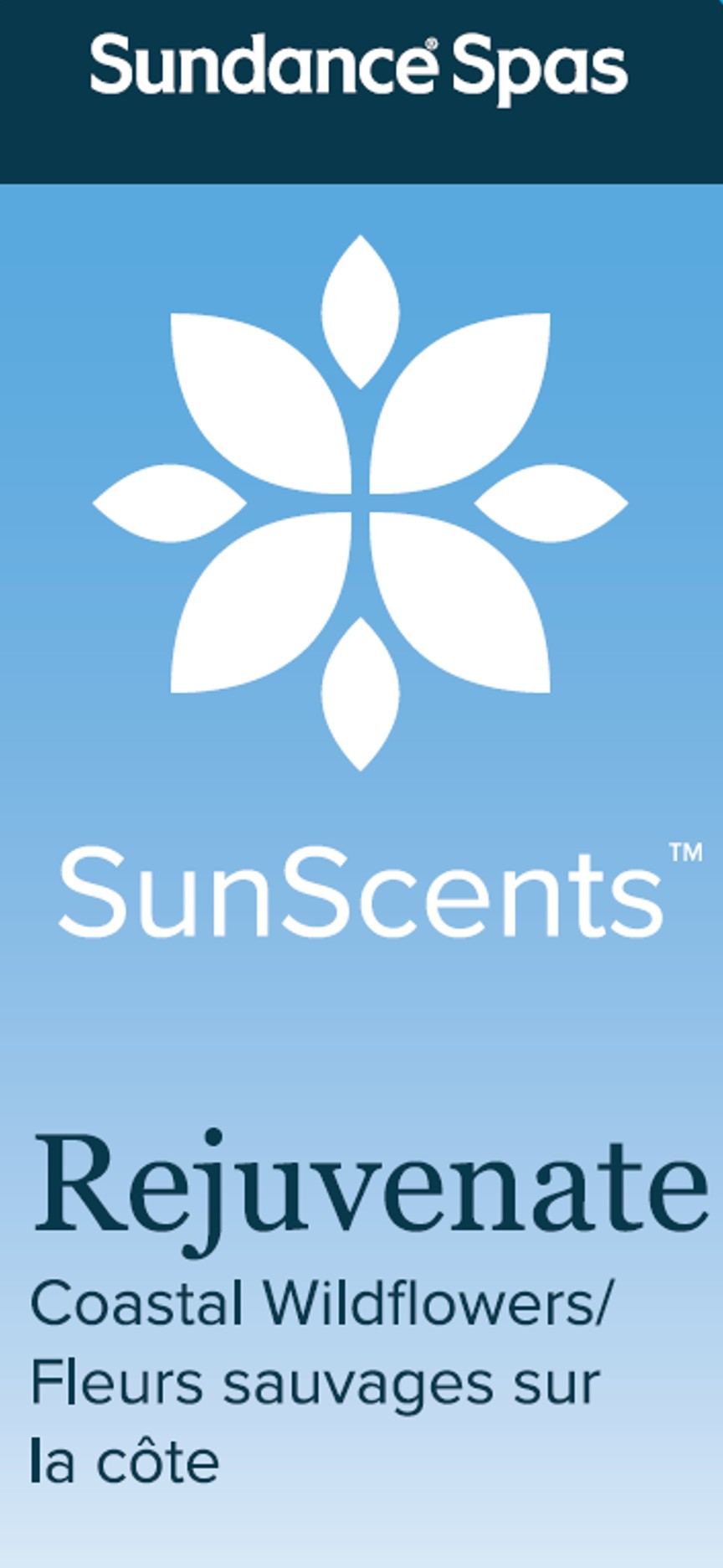 Sundance® SunScent Rejuvenate (Coastal Wildflowers) Aromatherapy Cartridge – part #6473‑588