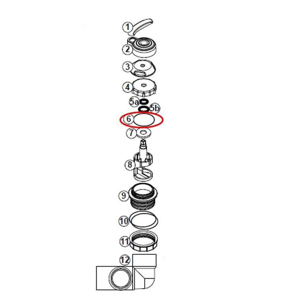 Sundance® / Jacuzzi® Diverter Cap O-Ring – part #6540-865