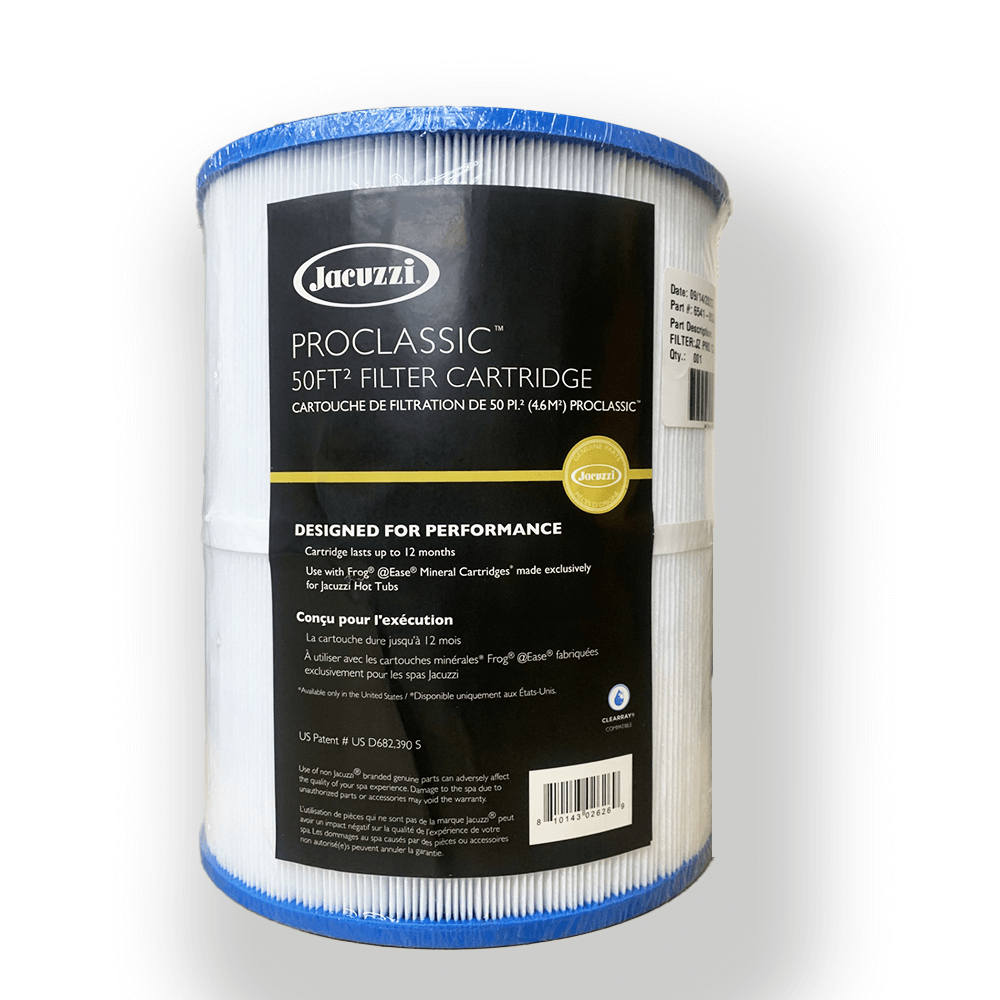 Jacuzzi® ProClassic™ 50 Sq Ft Filter Cartridge (2023+ J‑200 Collection) – Part #6541‑853J