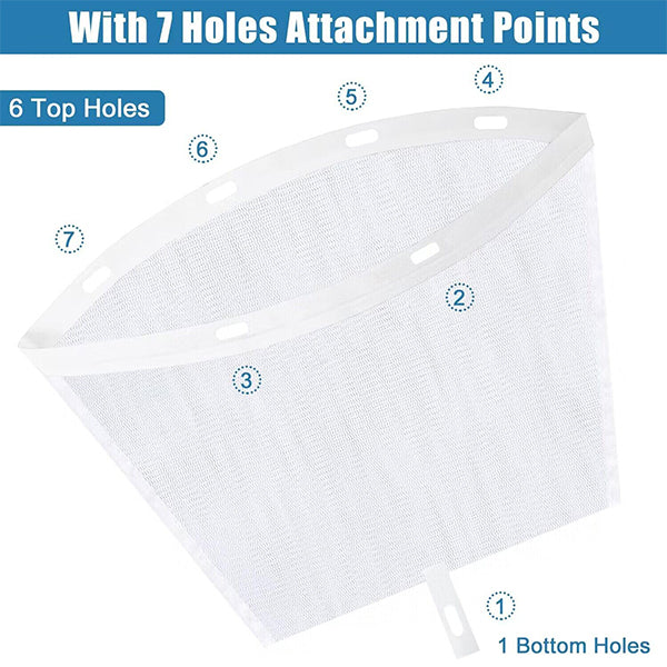 Jacuzzi® ProClarity Mesh Skimmer Debris Bag – 7‑Hole for J‑LX / J‑300 Series | Part #6570‑392