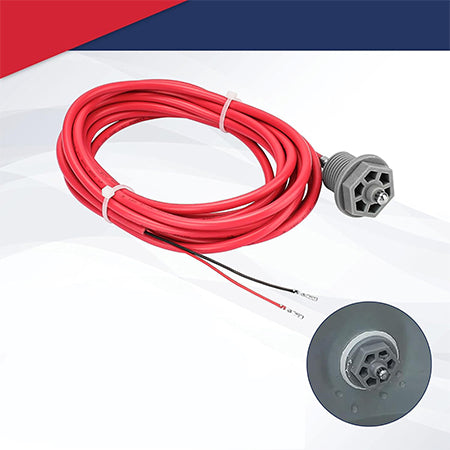 Jacuzzi® Temperature Sensor – 12′ Cable w/ Box-End Connector – Replaces 6600‑105/134/138 – Part #6600‑167