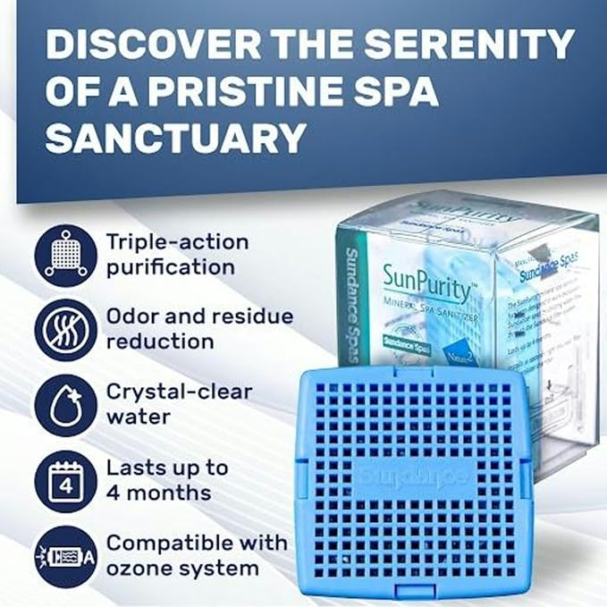 SunPurity™ Mineral Purifier for Sundance® Spas – part #6890‑780