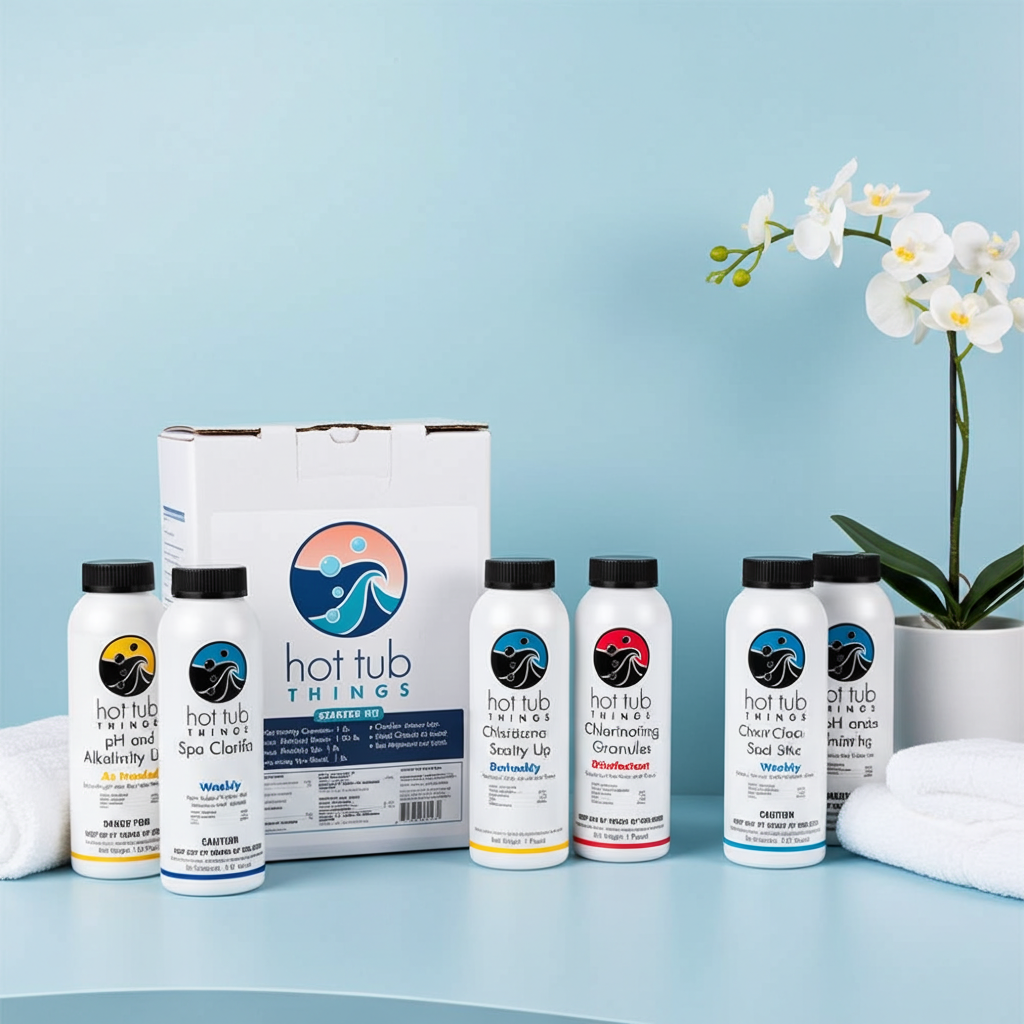 Hot Tub Things® Chlorine Starter Kit – All-In-One Launch Bundle