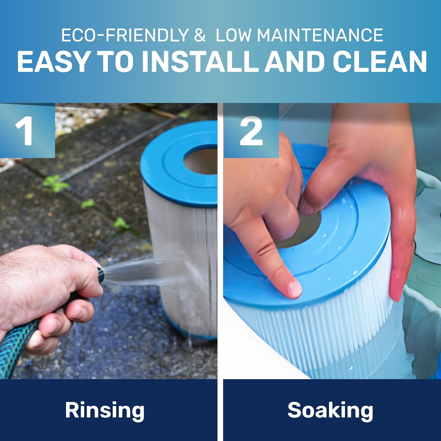 Hot Tub Things® Outer Filter – Sundance® 125 Sq Ft Cartridge (2003–2024 Spas) – Part #HTT‑6540‑488S