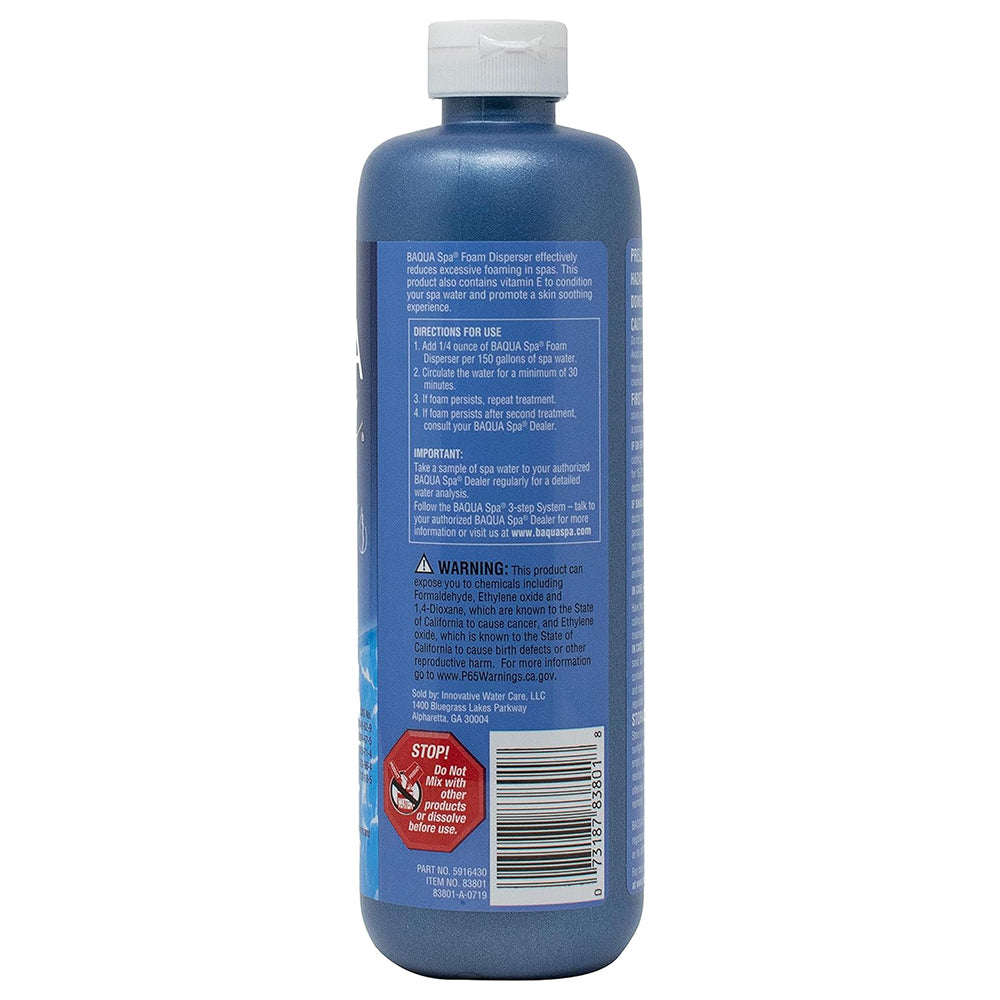 Baqua Spa Foam Disperser with Vitamin E (16 fl oz)