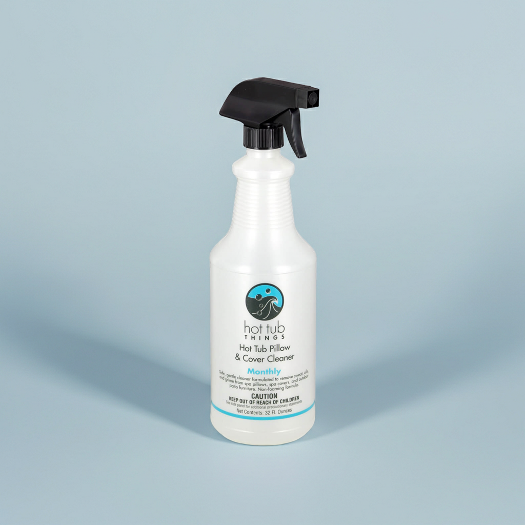 Hot Tub Things Pillow & Cover Cleaner – 32 fl oz Foam‑Free Spa Pillow & Cover Spray