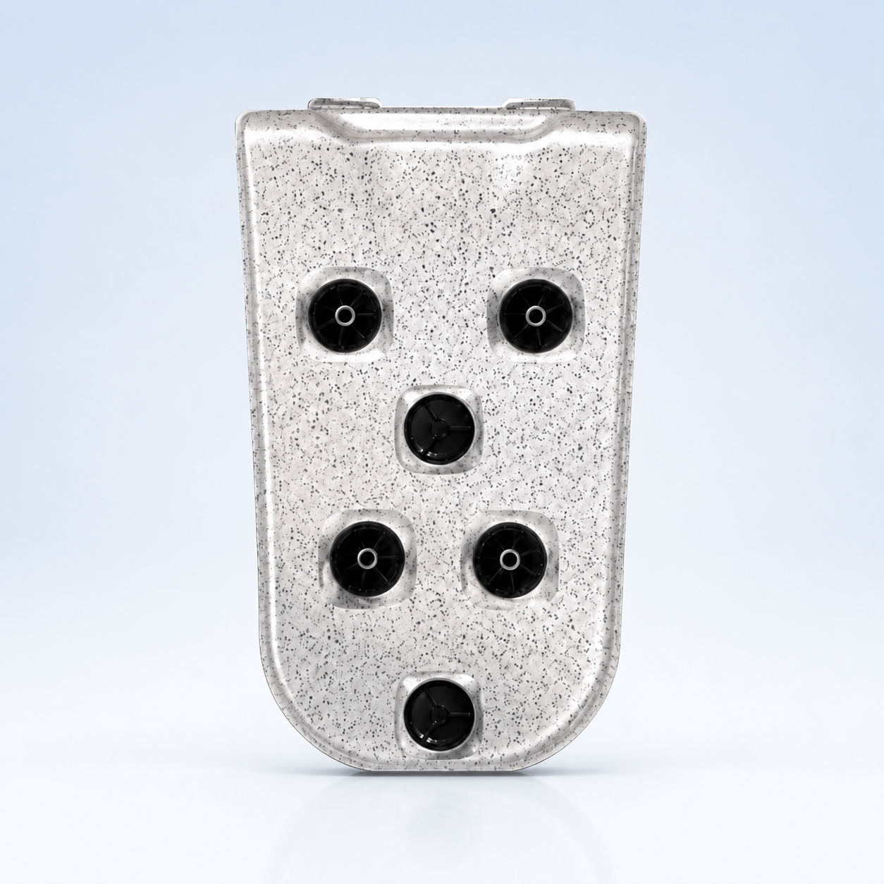 Bullfrog 218 Cascadia II Granite Jetpak in Brushed Stainless-Steel Grey