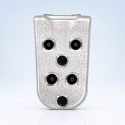 Bullfrog 218 Cascadia II Granite Jetpak in Brushed Stainless-Steel Grey