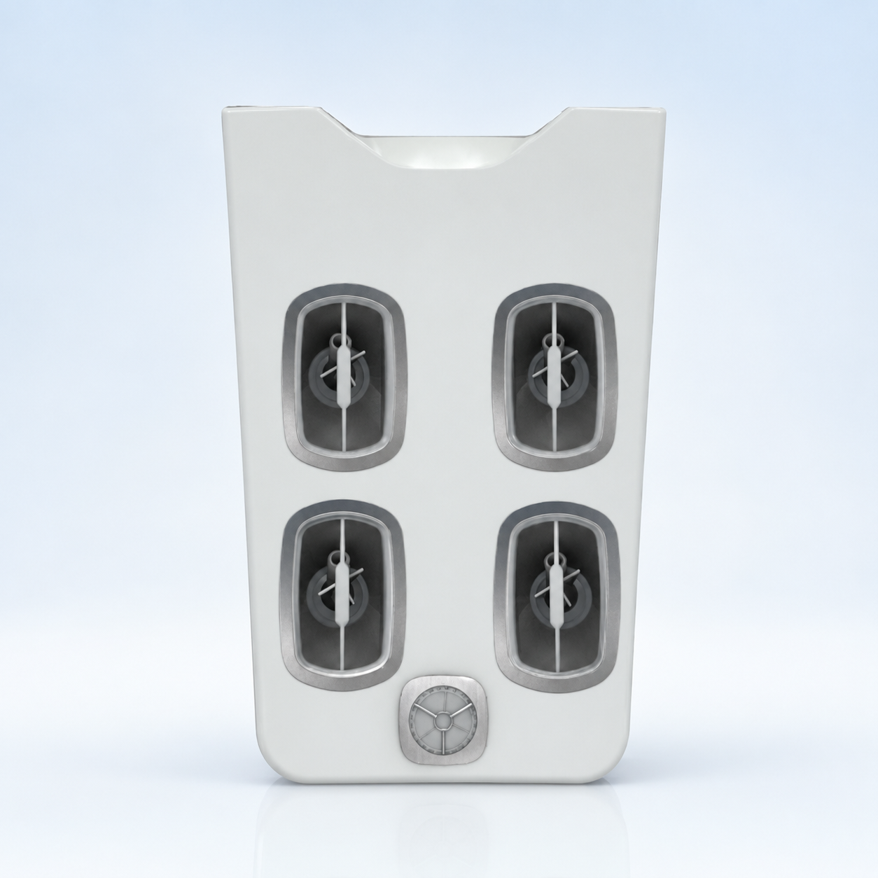 Bullfrog M01 Oscillator Solitude Jetpak in Brushed Stainless-Steel Grey