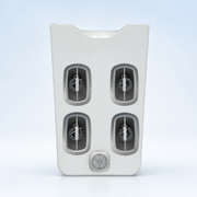 Bullfrog M01 Oscillator Solitude Jetpak in Brushed Stainless-Steel Grey