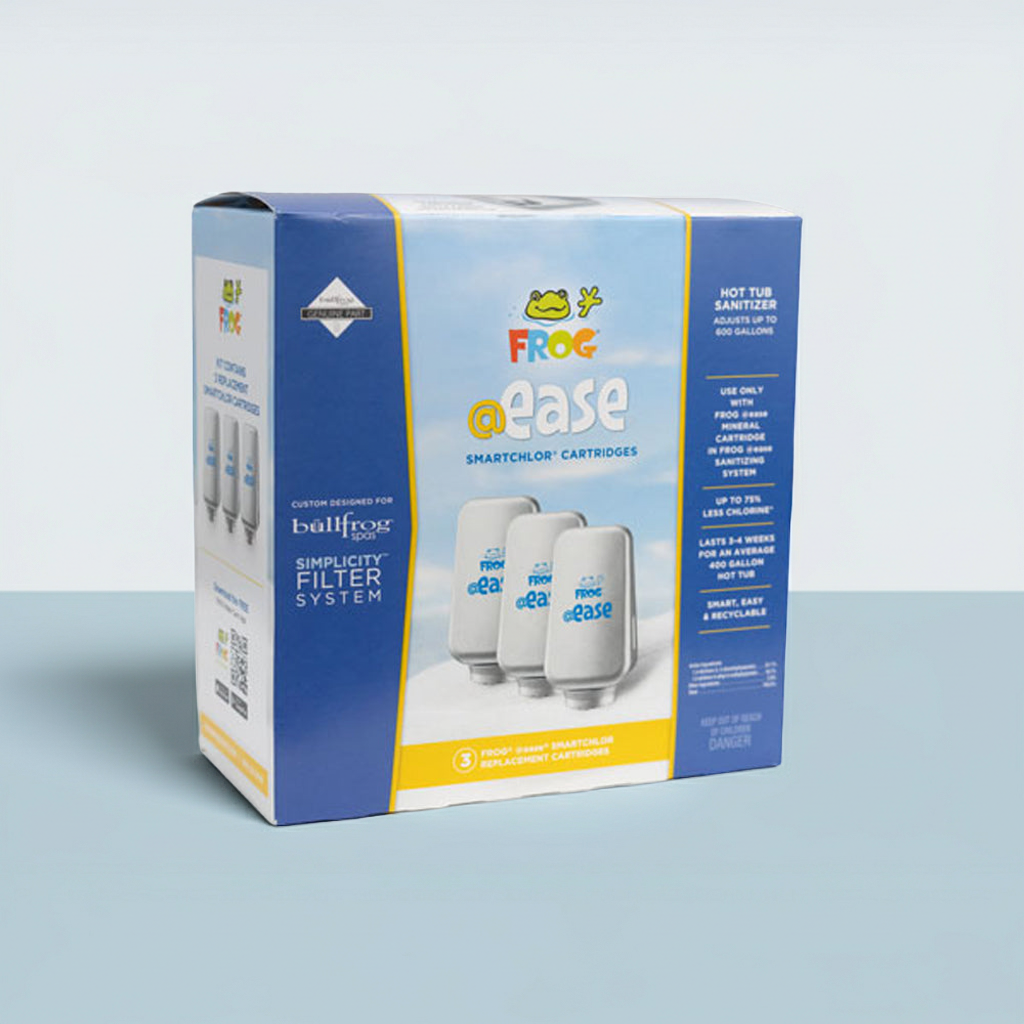 FROG® @ease® Smartchlor® Cartridge 3-Pack for Bullfrog® Spas – Simplicity® Series