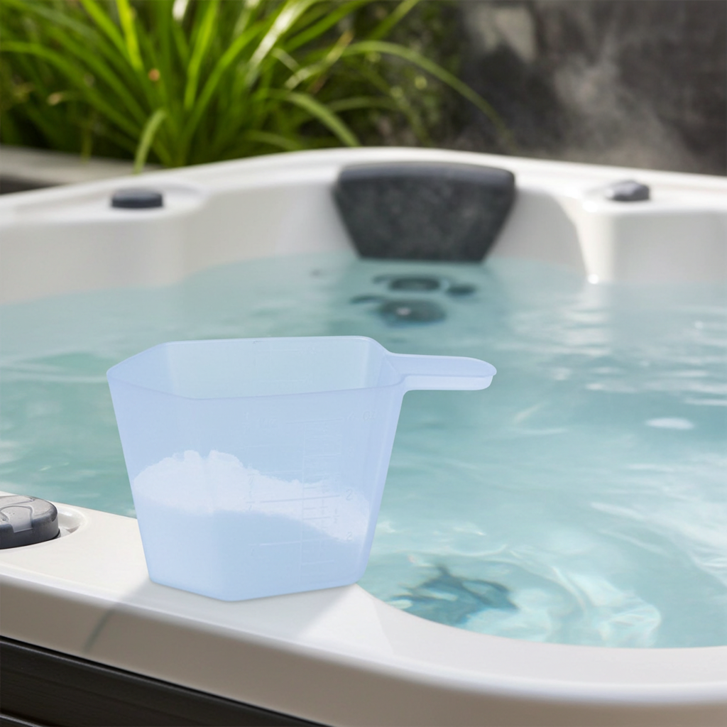 Taza medidora de 4 oz: pico vertedor fácil, dosificación precisa de productos químicos 